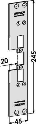 Monteringsstolpe ST6559 plan