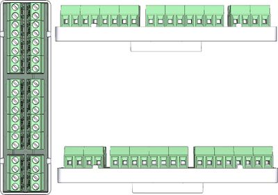 Modul L 20pol skruv 1mm²