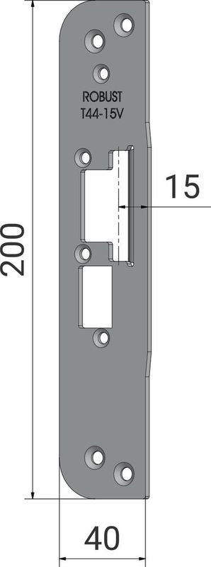 Monteringsstolpe T44-15V