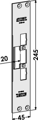 Monteringsstolpe ST4001-20 plan