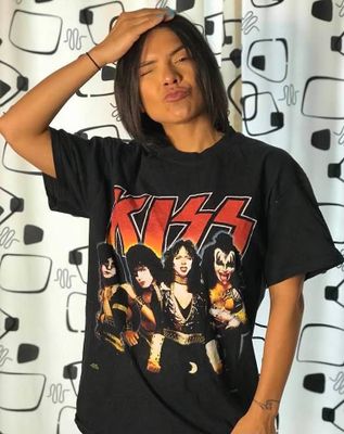 KISS T-Shirt Gruppbild 82 med Vinnie Vincent