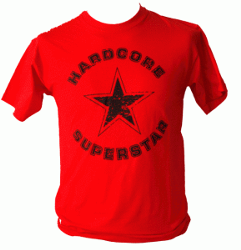 Hardcore Superstar " LOGO " Red T-Shirt