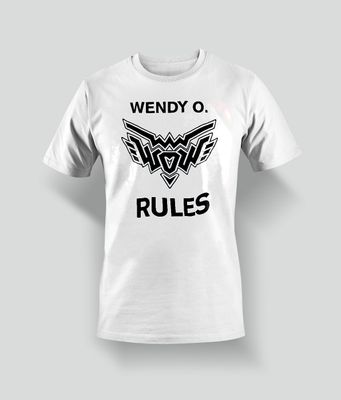 W.O.W.  T-Shirt Logo Wendy O. Rules