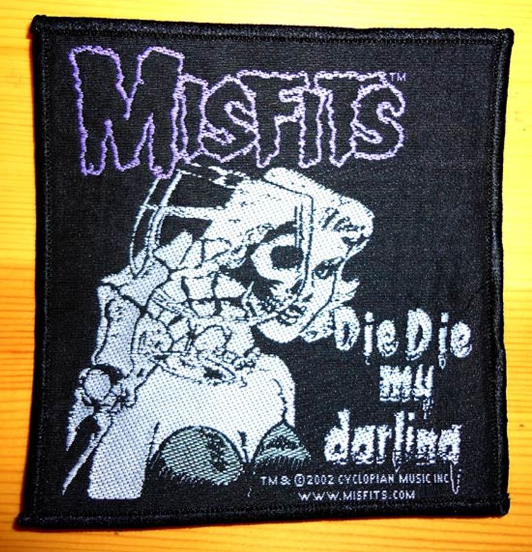 Misfits Patch "Die, Die my darling"