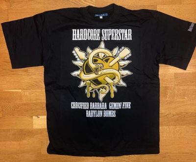Hardcore Superstar " GLAM SLAM " Black T-shirt