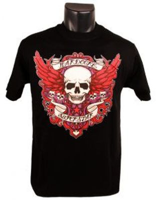Hardcore Superstar T-Shirt Döskalle och vingar
