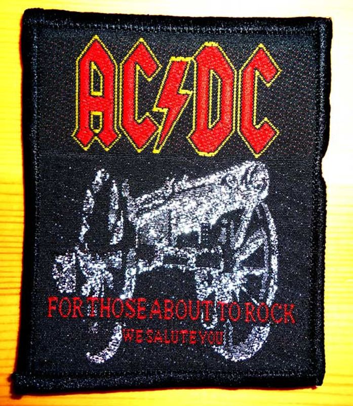 AC/DC Patch "For Those About to Rock (We Salute You)"