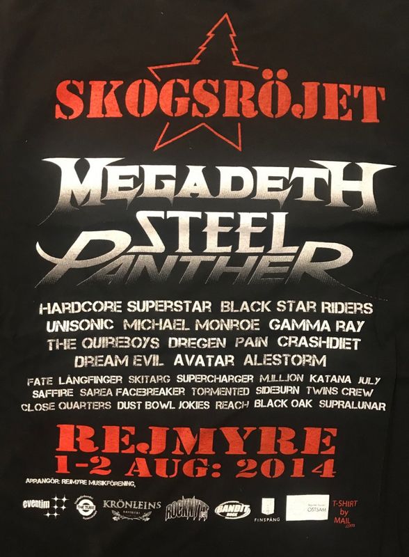 Skogsröjet 2014 T-Shirt Björnfälla/Gitarr