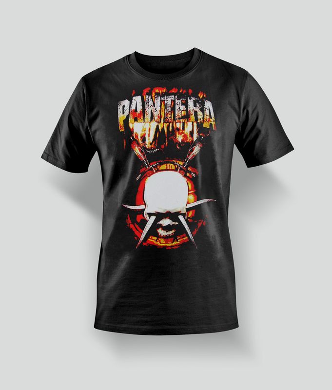 Pantera T-Shirt Döskalle