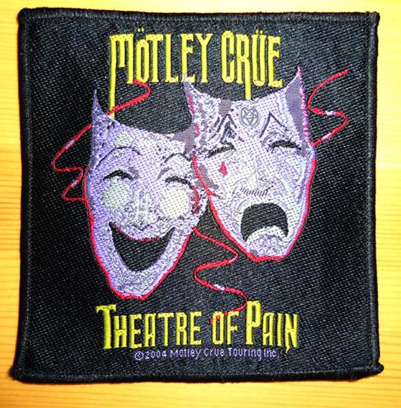 Motley Crue Patch "Theatre of pain"