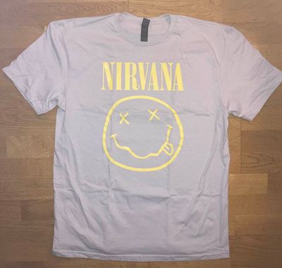 Nirvana T-Shirt Smiley face
