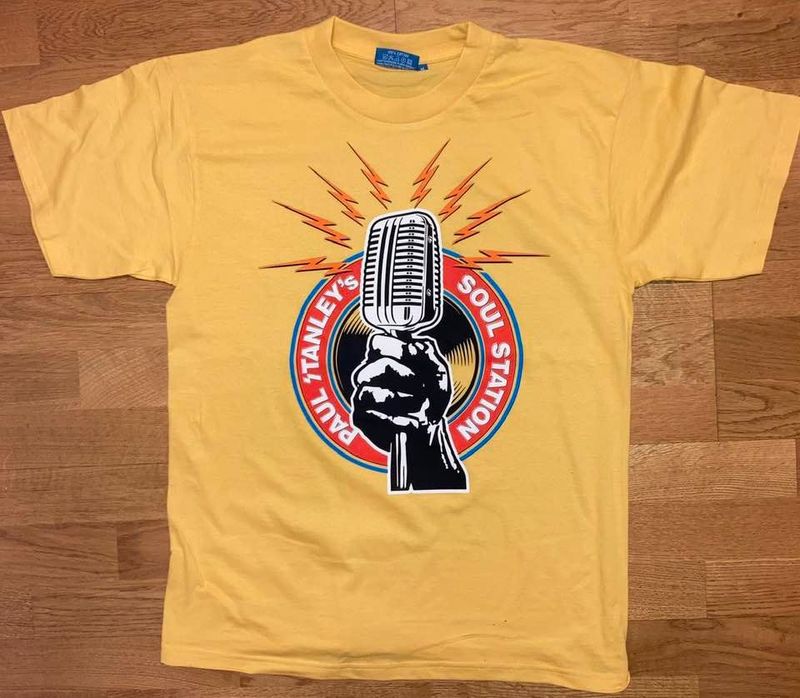 Paul Stanley´s Soul Station Gul T-Shirt Logo