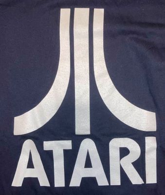 ATARI Blå T-Shirt Logo