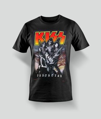 KISS T-Shirt Gruppbild Destroyer ´76