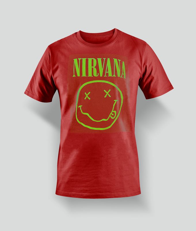 Nirvana T-Shirt Smiley face