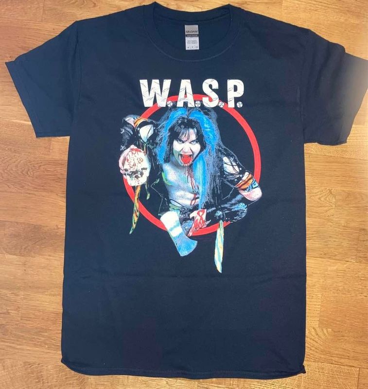 WASP T-Shirt AXE and SKULL