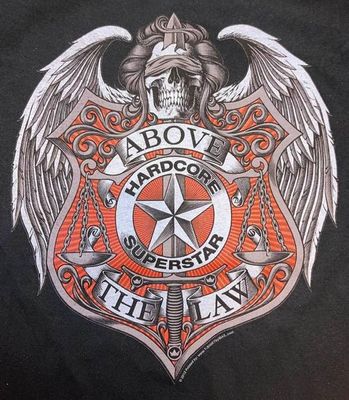 Hardcore Superstar T-Shirt Above the law  Svart