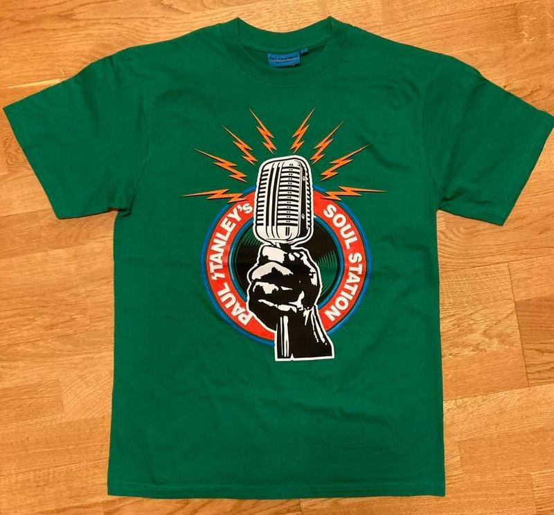 Paul Stanley´s Soul Station Grön T-Shirt Logo