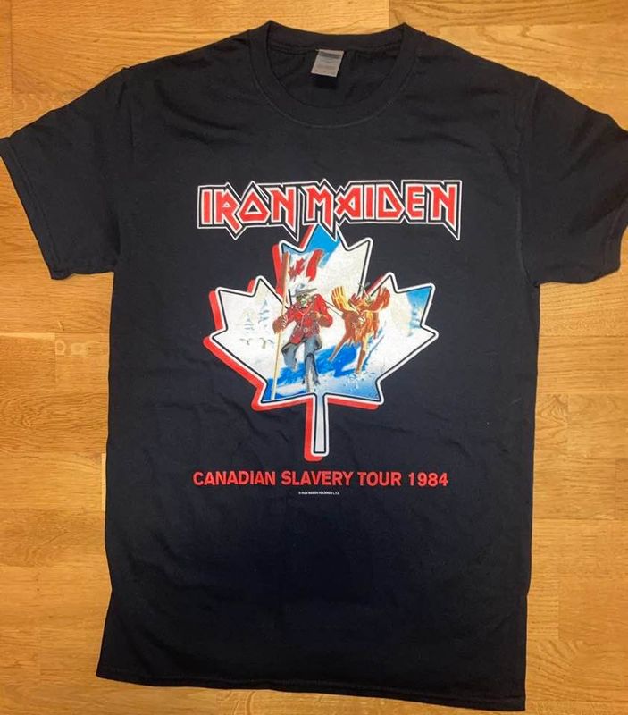 Iron Maiden "Canadian Slavery Tour 84"