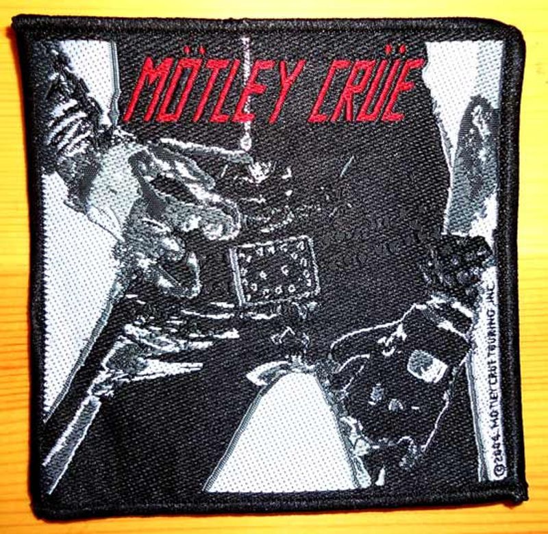 Motley Crue Patch "To fast for love"