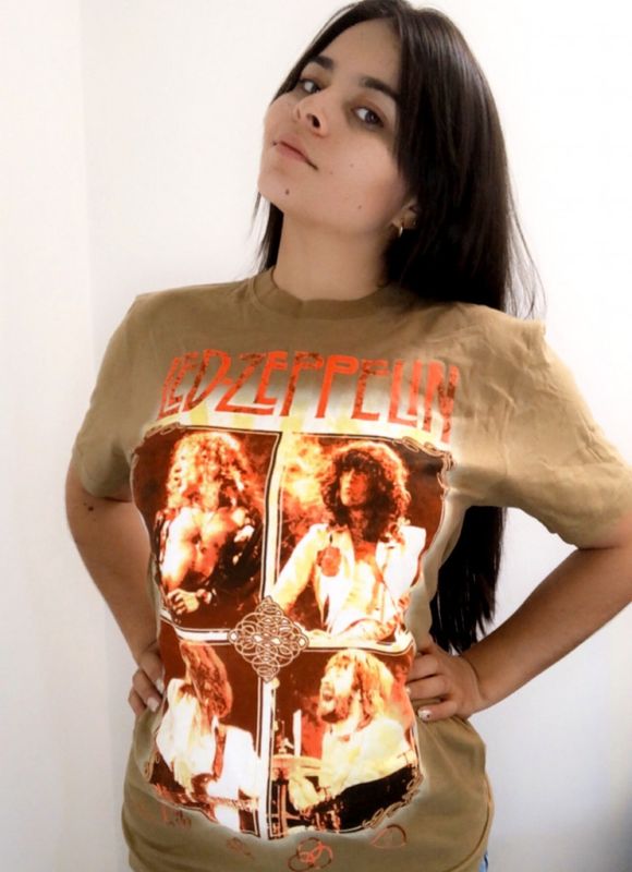 Led Zeppelin T-Shirt 4x4 Gruppbild