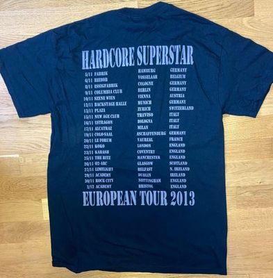 Hardcore Superstar "Tour 2013 T-Shirt" skull & Shades