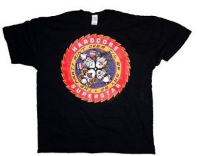 Hardcore Superstar T-Shirt Party ain´t over, til i say so  Rock and roll over