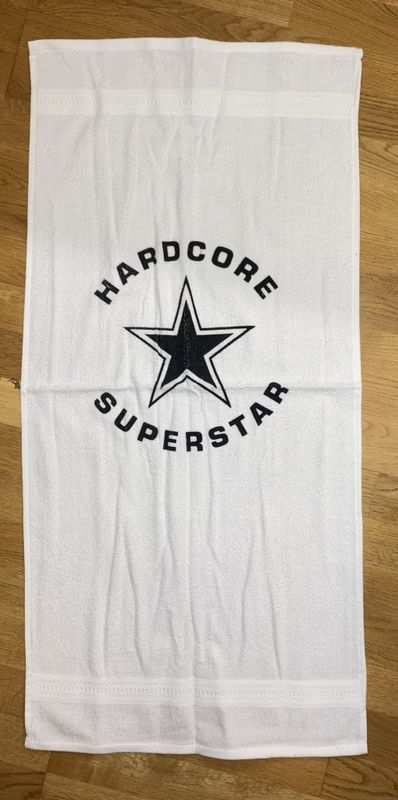 Hardcore superstar " Towel Logo " White