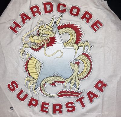 Hardcore Superstar " Dragon and star " B/W T-Shirt