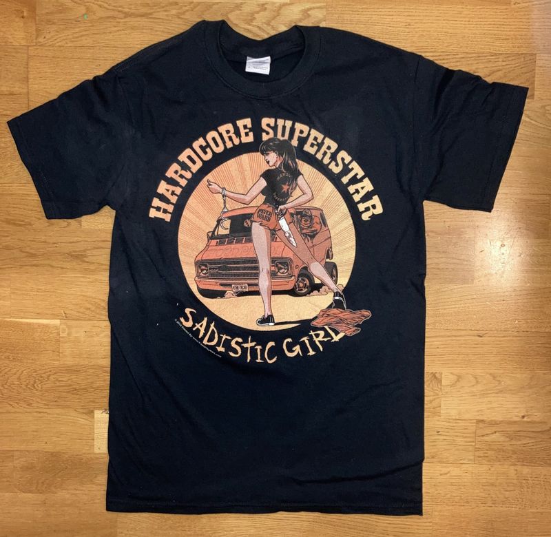 Hardcore Superstar T-Shirt Sadistic Girls Kniv