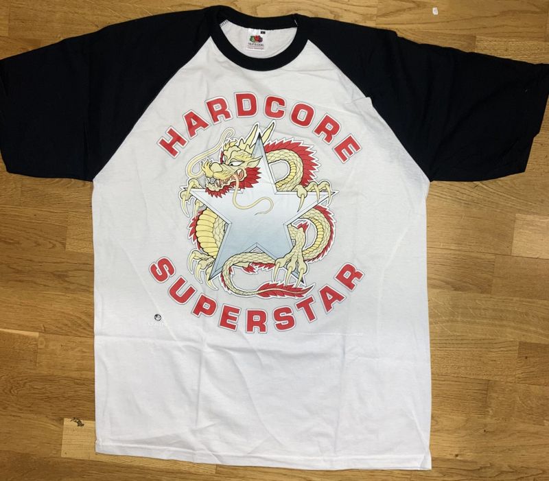 Hardcore Superstar " Dragon and star " B/W T-Shirt