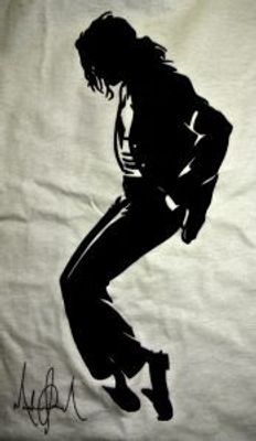 Michael Jackson Baseball T-Shirt Shadow