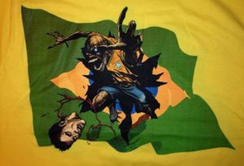 Iron Maiden Fotboll brasilien