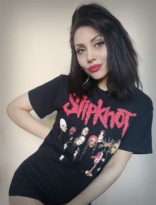 Slipknot T-Shirt Gruppbild