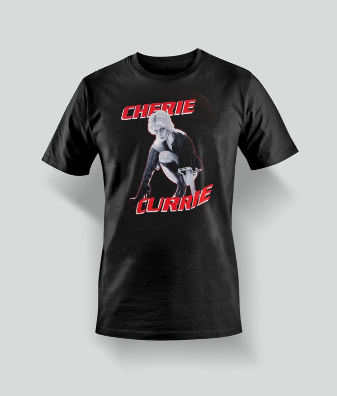 Cherie Currie T-Shirt Beauty's Only Skin Deep Officiell turné tröja