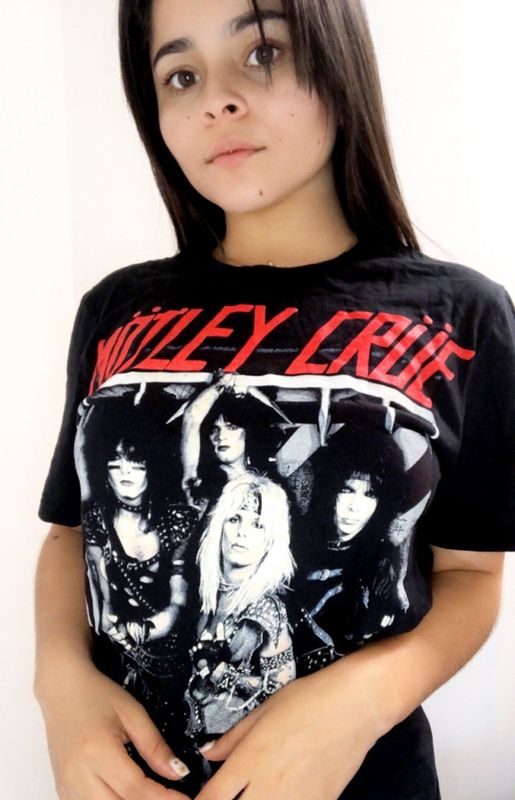 Motley Crue T-Shirt Gruppbild ´84