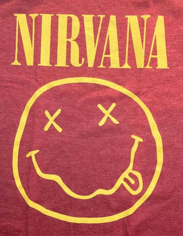 Nirvana T-Shirt Smiley face
