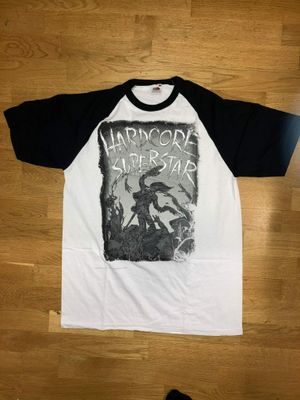 Hardcore Superstar " Zombie " Baseball T-Shirt B/W