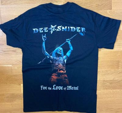 Dee Snider "For the love of metal" Tour t-shirt