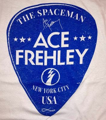 Ace Frehley " Guitar Pic " Blue print