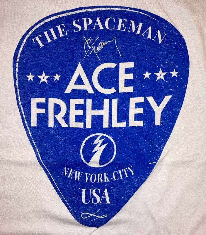 Ace Frehley " Guitar Pic " Blue print