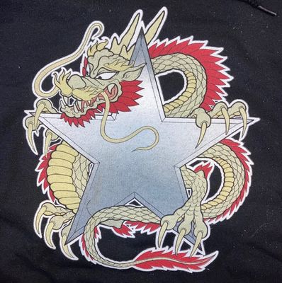 Hardcore Superstar " Dragon & Star " Hoodie