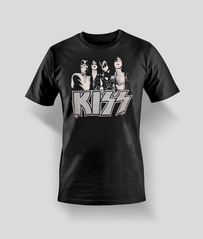 KISS T-Shirt Gruppbild promo 76