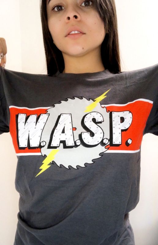 WASP "First LOGO" Grey T-shirt