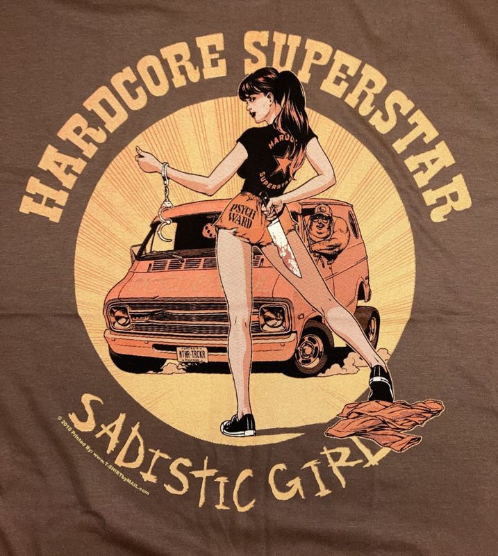 Hardcore Superstar " SadisticGirls /knife " Brown