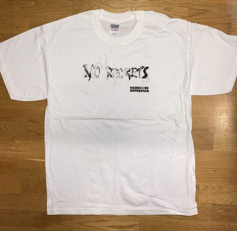 Hardcore Superstar " No Regrets " White T-Shirt