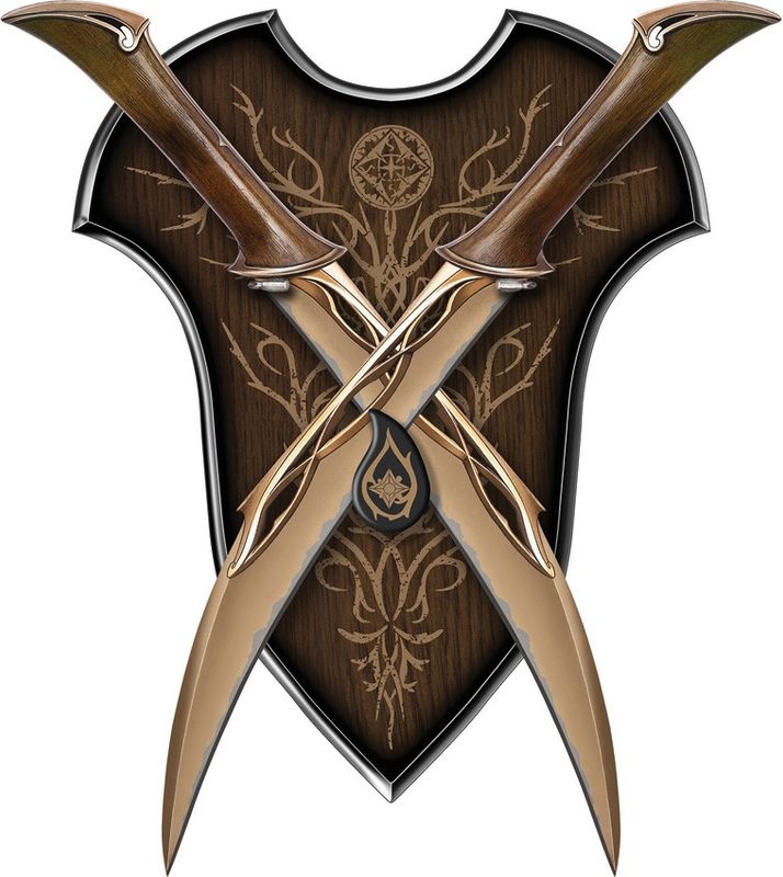UC3044 Fighting Knives Tauriel - officiellt licensierade samlarobjekt!