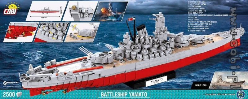 Slagskepp Yamato - byggsats
