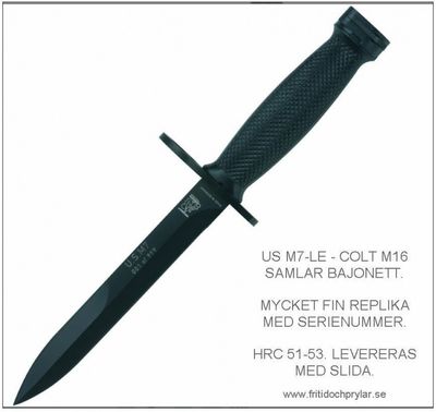 US M7-LE Colt M16 bajonett