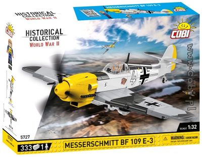 WW2 tyskt Jaktplan Messerschmitt Bf 109 Cobi byggsats